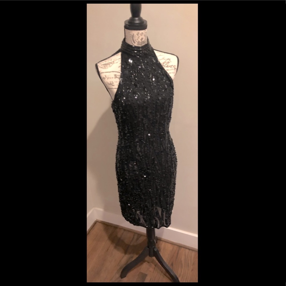 Black “Baluchi” beaded dress